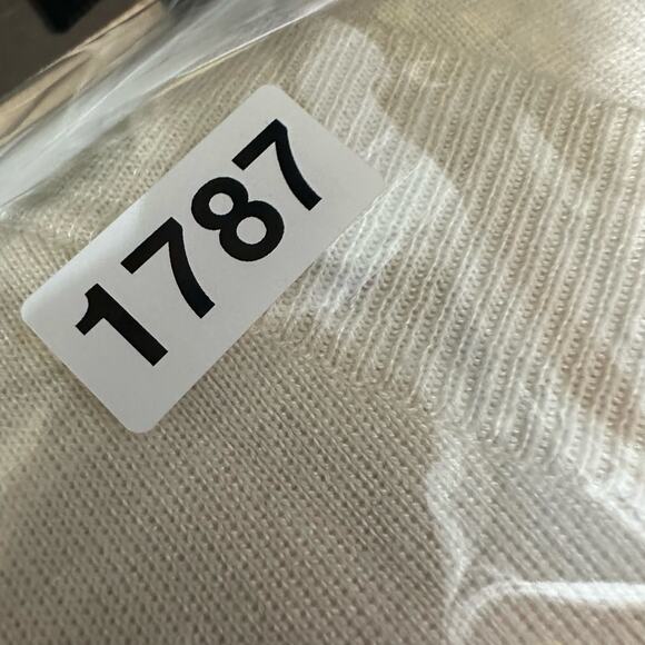 JINABE Dress Womens 2 Silk Sweater Cream Asymmetrical Neutral Minimalist Vintage - Picture 16 of 16